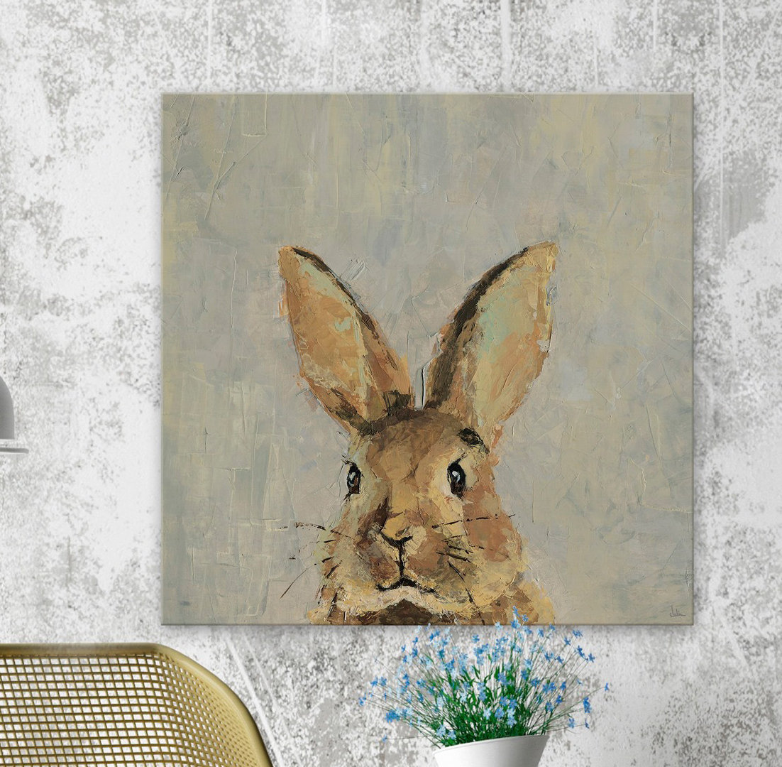 Harriet Bee What Up Rabbit II Print on Wrapped Canvas & Reviews | Wayfair