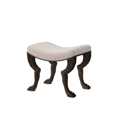 Nob Solid Wood Accent Stool
