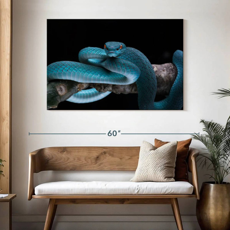 Brampt Snake On Branch, 32" H x 48" W