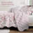 Reversible King Bedding Sets Polyester Floral Cottage Home Comfort