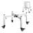 Fire Pit Stand 15-27 Inch Adjustable with 4 Casters for Solo Stove Bonfire
