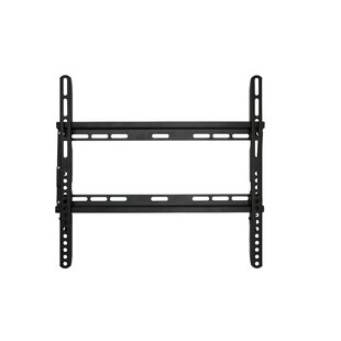 Black Fixed Wall Mount Holds up to 88 lbs