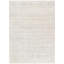 Hand-Knotted Wool/Silk Gray Area Rug-124213112-124213111
