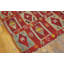 Graphic Tribal Geometric Antique Red Turkish Kilim Flatweave Rug