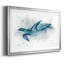 Blue Turtle II, reproduction encadrée sur papier-388334386-388334409