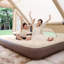 25cm Air Bed, Inflatable Air Mattress with Backrest