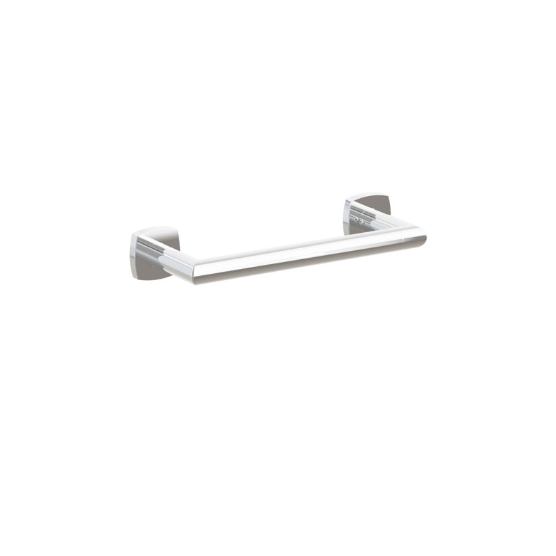 Barre à serviettes Emtek, Chrome poli, H 1,875 po x l 10,875 po x P 3,25 po