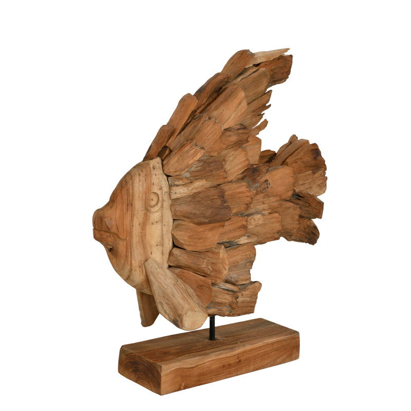 Pacific Island Fish Sculpture