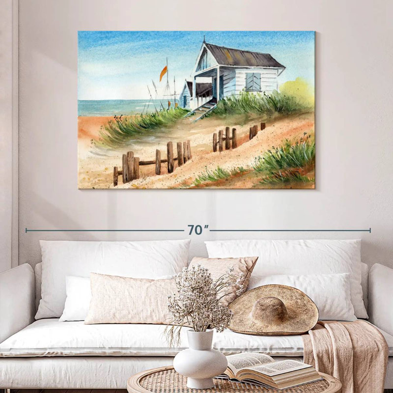 Lilie Beach House, 32" H x 48" W