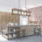 Herlef 4 - Light Brown/Silver Lantern Pendant