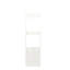 White 21 Wood Coat Rack And Bedside Unit With Double Drawers, Maximize Bedroom Entryway Space Nightstand Drawers & Hooks, Freestanding Storage Organizer, White, Ample For Clothing Personal Items
