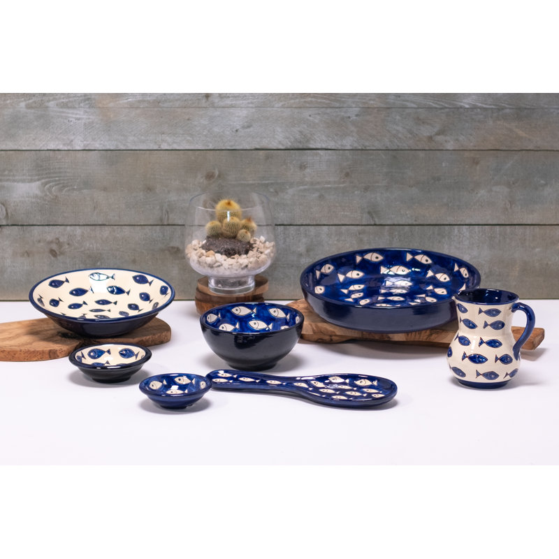 August Grove Miki Ceramic Condiment Server