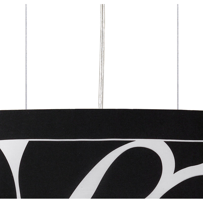 Ramonita 3 - Light Polished Chrome Drum Pendant