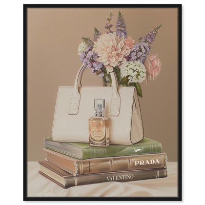 Art mural sur toile Light Spring Glam Books II par Art Remedy