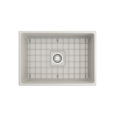 Évier de cuisine de ferme avec accessoires L 27 po x l 19 po