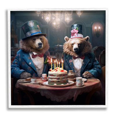 " Bears & Birthday Cake " by Ray Powers