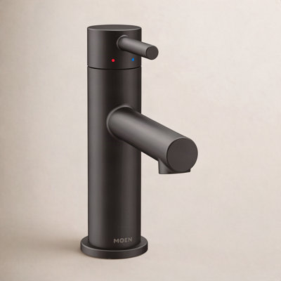 Aligner le robinet de salle de bains monotrou avec l'ensemble de vidange