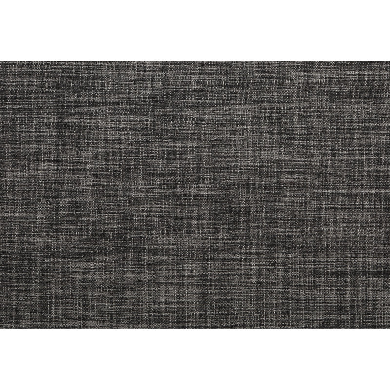 2 tabourets de bar gris foncé, revêtement en tissu, rembourrage en mousse, dossier solide, pour une utilisation décontractée dans la salle à manger, ensemble de 2 tabourets Wipe Clean, rembourré, revêtement, chaise de pièce
