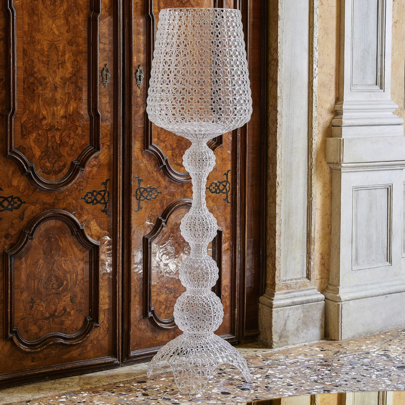 Lampe sur pied à DEL KABUKI, Cristal