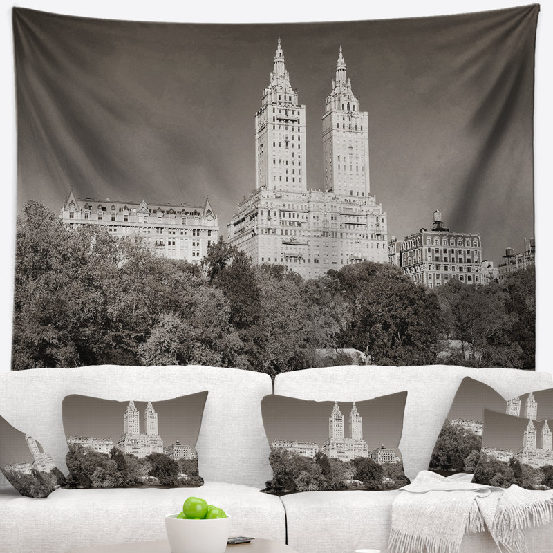 Magnifique tapisserie d'automne de Central Park, H 32 po x l 39 po