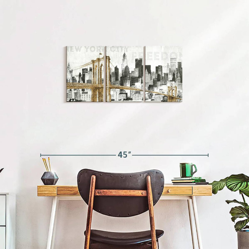 Senne, New York, horizon I, H 15 po x l 32 po