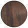 Shriner Round Solid Mango Wood Side End Table Brown