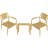 Holiday - 2-Piece PP Single-Seater Chairs + Coffee Table Set – Indoor/Outdoor Multi-Purpose Furniture For Living Room, Balcony, Beach (No Assembly Chairs, Easy Setup Table) – Humphries-1267991409