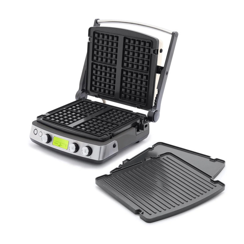 Gril, plaque chauffante et gaufrier GreenPan Elite, Gris graphite