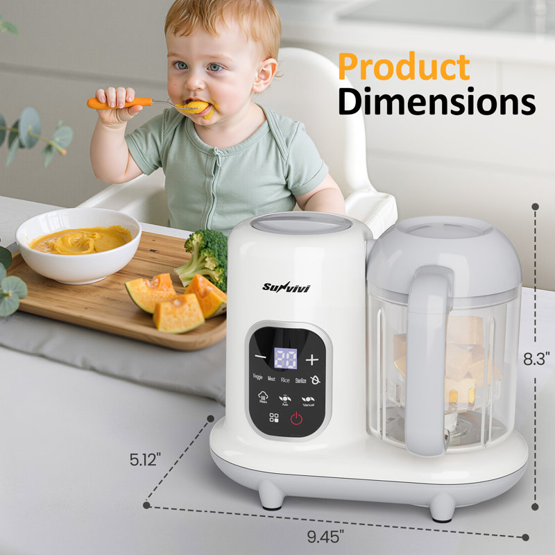 Multifunctional Baby Food Maker, Baby Food Processor Blender Combo