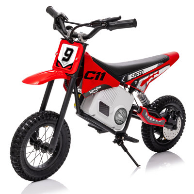 Kerry Yoo C11 36V Electric Dirt Bike, Motorcycle for Kids 12+ - Green