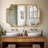 Laritha Bathroom/Vanity Mirror with Wood Frame-296611955-316077280