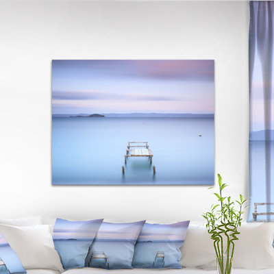 Paysage marin «Bright Purple Sky», impression