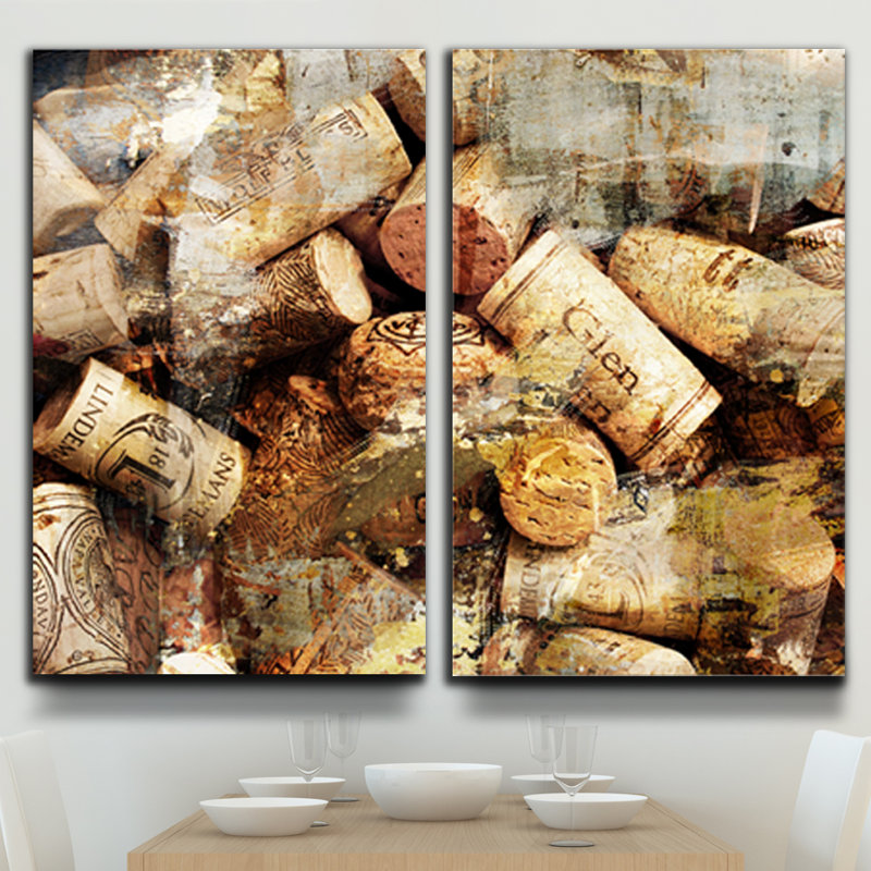 Ensemble de 2 reproductions d’art sur toile tendue « Never too Beets » par Tristan Scott