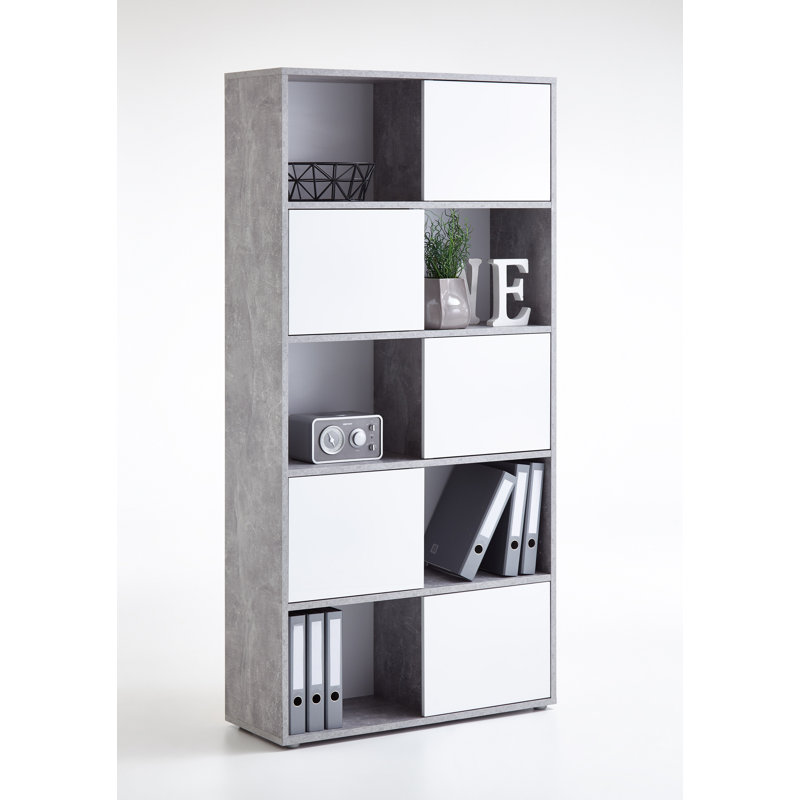 90cm W Standard Bookcase, Grey
