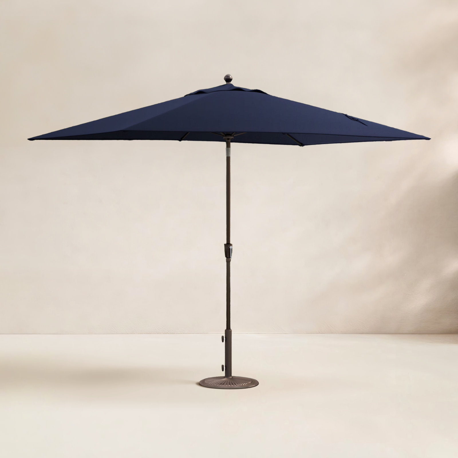 Launceston 78'' Outdoor Umbrella, Canvas Navy Sunbrella® Canvas, Bronze
