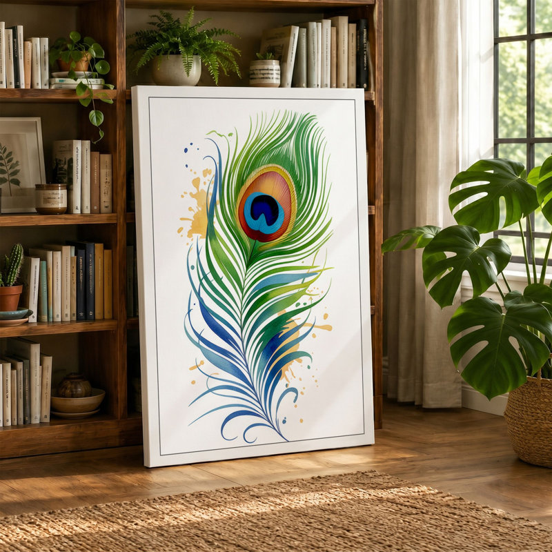 Print, 30x20 - 76.2 x 50.8 cm, Teal Border