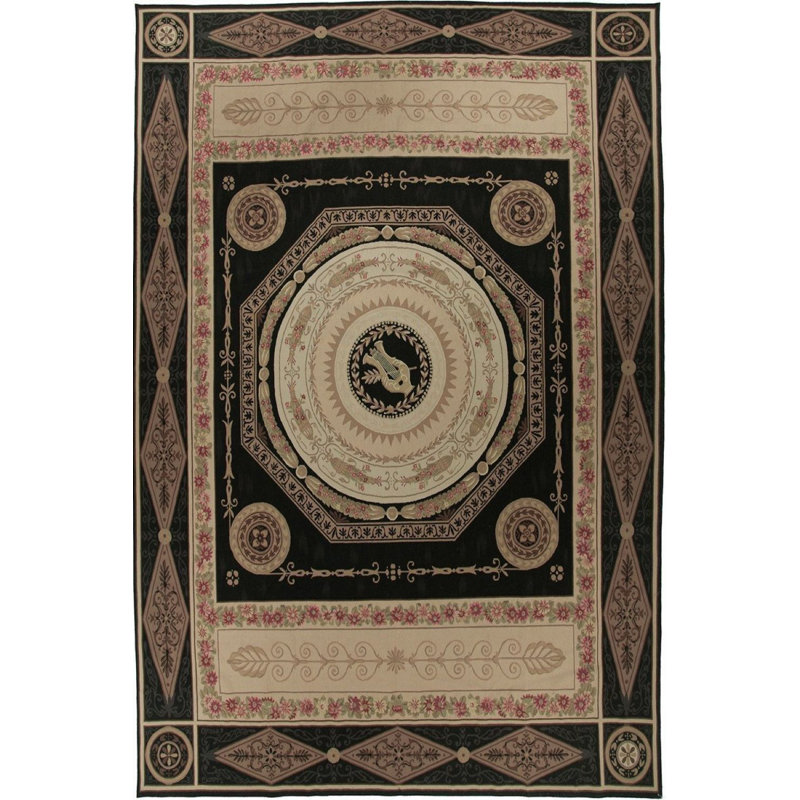Wool Oriental Area Rug, Rectangle 5' x 7'