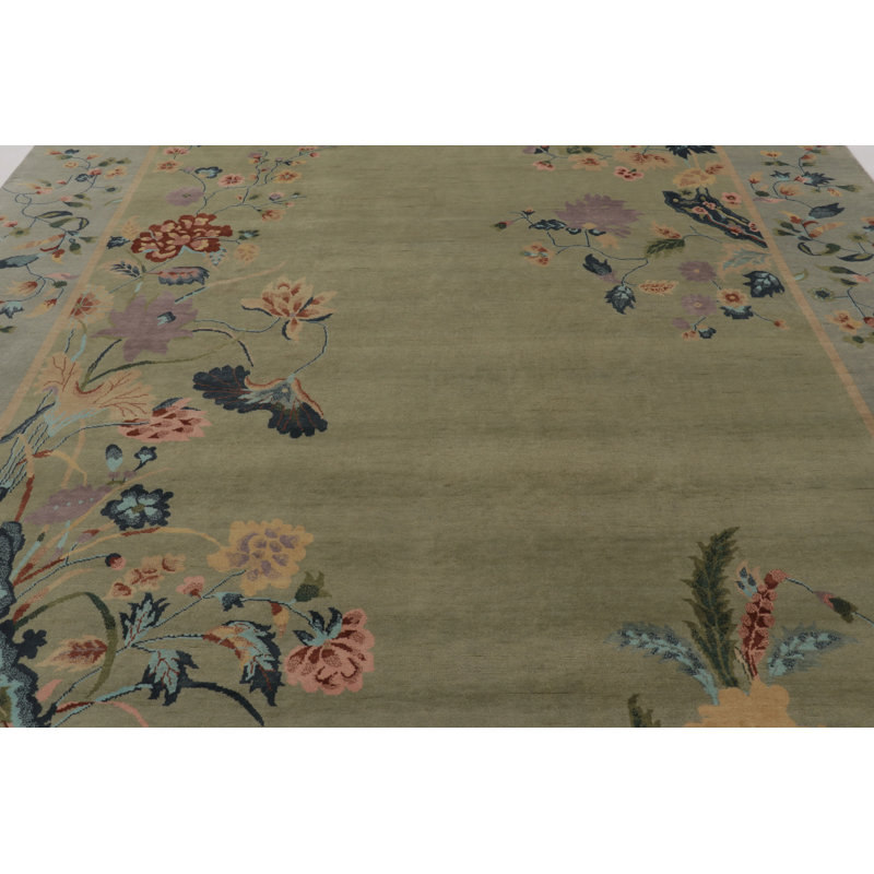 Art Deco Handmade Wool Area Rug