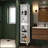 Light Beige And White 2-Door Wall Cabinet