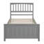 Lit plateforme en bois-775463241