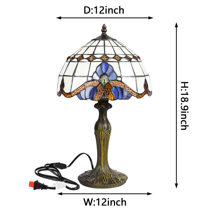 Indoor Table Lamp, Tiffany Table Lamp, Retro Desk Lamp,retro European Style, Colored Glass Art, Classical And Romantic Home Decoration