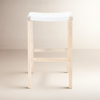 Kellan Genuine Leather Bar and Counter Stool