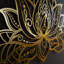 Décoration murale 3D Mandala de lotus - Art mural en métal-447559484-453377150