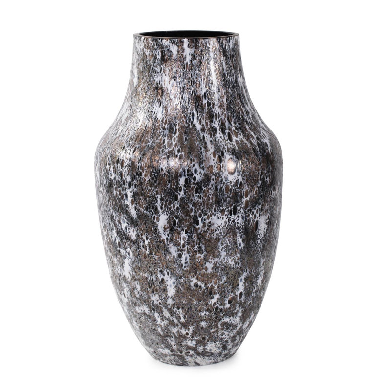 Art Glass in Deep Mocha Brown- Short