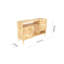 Dekzy 70cm Solid Wood Console Table-105726407