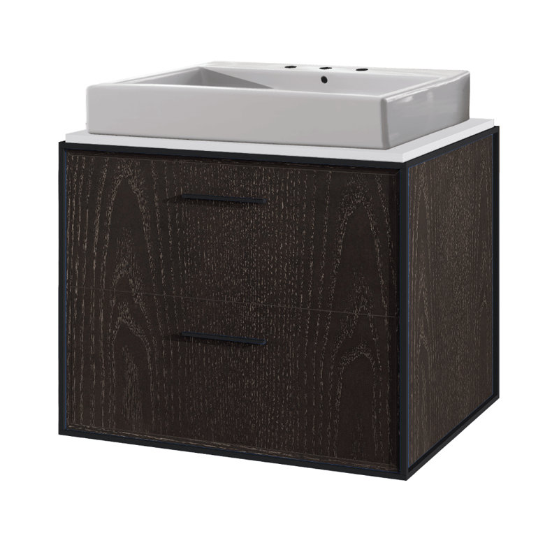 Aquaplane 22'' L Bathroom Sink, 3 Hole - 8" Centers
