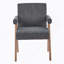Fauteuil de salle à manger en tissu Poppy-1494026871