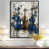 Black Floater Framed, Solid Wood