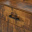 Armoire à chaussures avec portemanteau et 3 tiroirs - 8 tablettes, poignées en métal, couloir, tablettes de rangement pour panneaux de particules, crochets, fabriqué-27288472