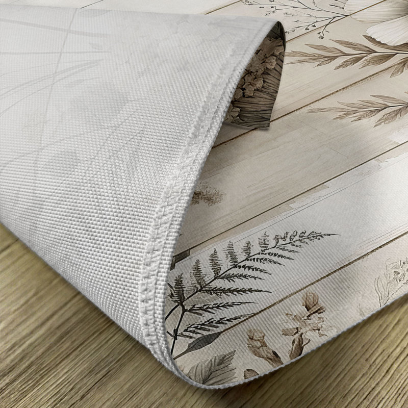 Ensemble de 8 napperons East Urban Home Floral